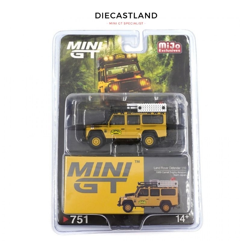 Mini GT #751 Land Rover Defender 110 Camel Trophy Amazon Japan
