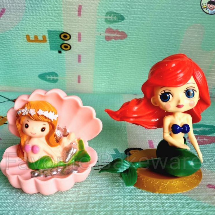 Best Price  Topper Cake Birthday Mermaid Hiasan Kue Tart Ulang Tahun Putri Duyung Princess