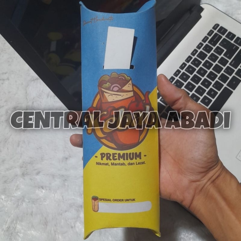 

100 LEMBAR KERTAS KEBAB TARIKAN UKURAN 24 × 9,2 HIGH QUALITY KOTAK DUS KEMASAN KEBAB PRODUK TERBARU SERI Z-11