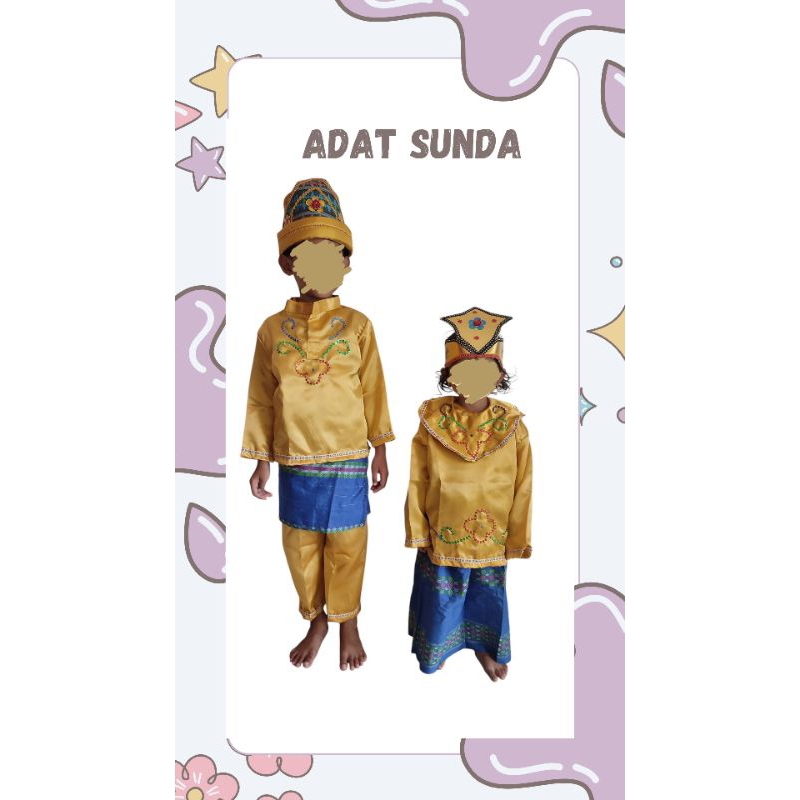 PROMO BAJU ADAT SUNDA ANAK SEPASANG LAKI - LAKI DAN PEREMPUAN