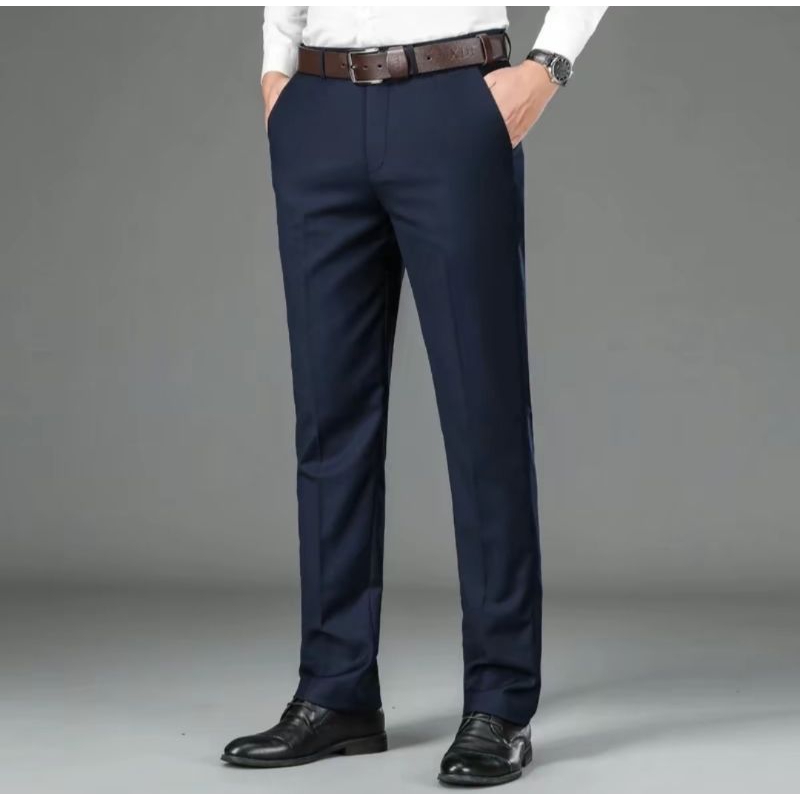 PROMO AKHIR TAHUN CELANA BAHAN KERJA SLIMFIT PRIA TERBARU