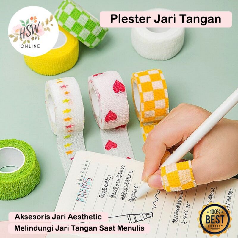 

Plaster Jari Menulis Tape Jari Elasti Aksesoris Finger Writing Protect