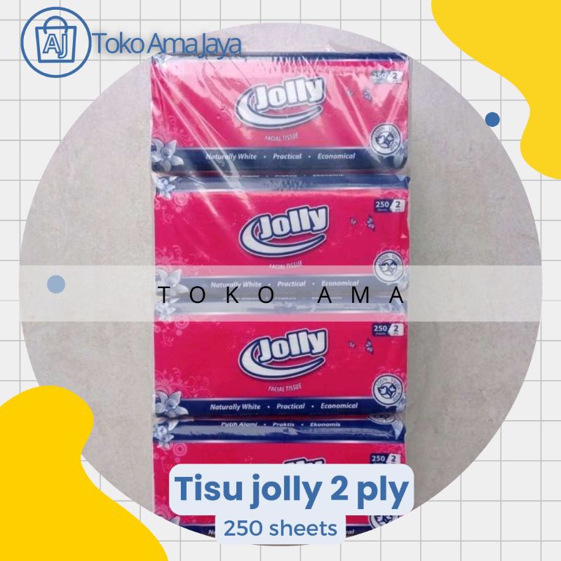 [Harga grosir] Tisu jolly 250 sheets 2 ply