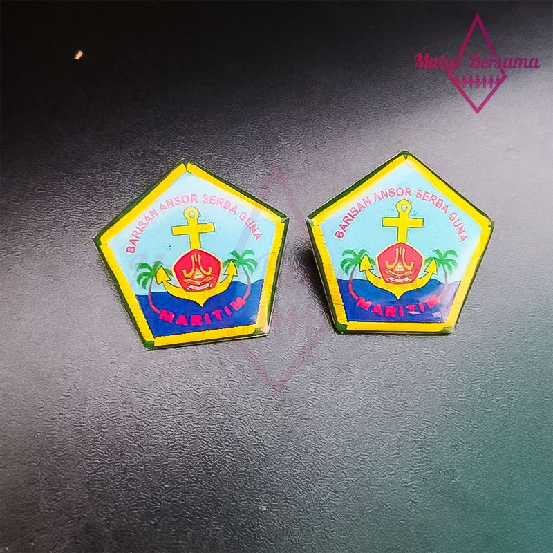 Pin Ansor Banser Pin Banser Barisan Ansor Serbaguna Maritim - Mulyo Bersama