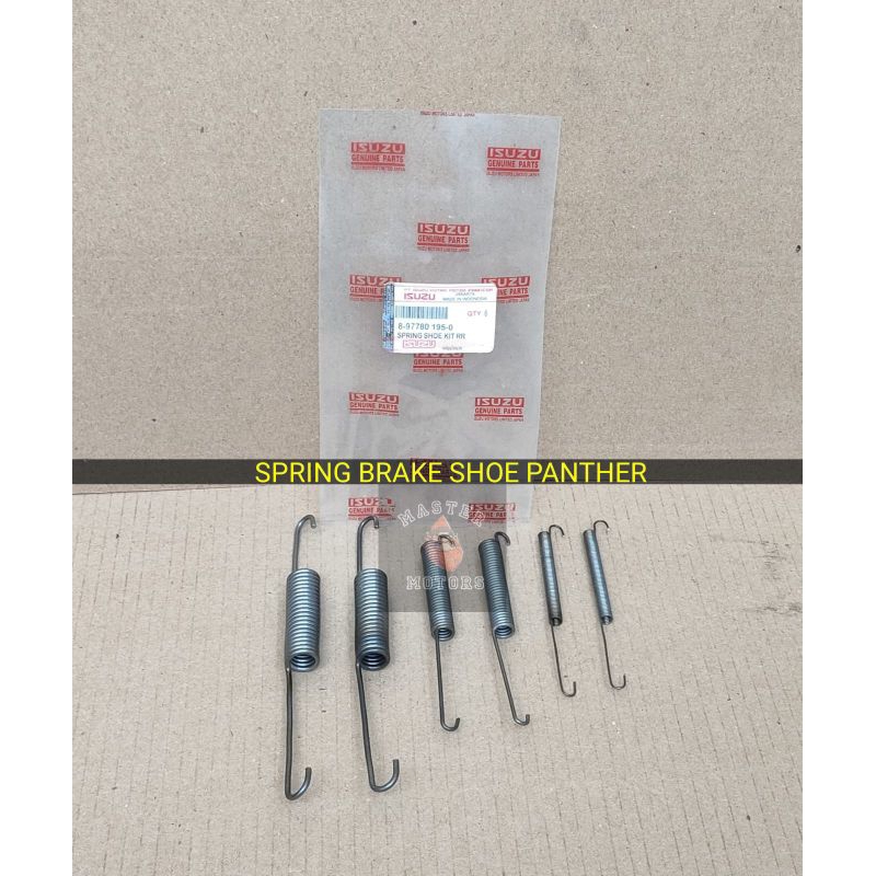 Spring Brake Shoe / Per Kampas Rem Belakang Isuzu Panther