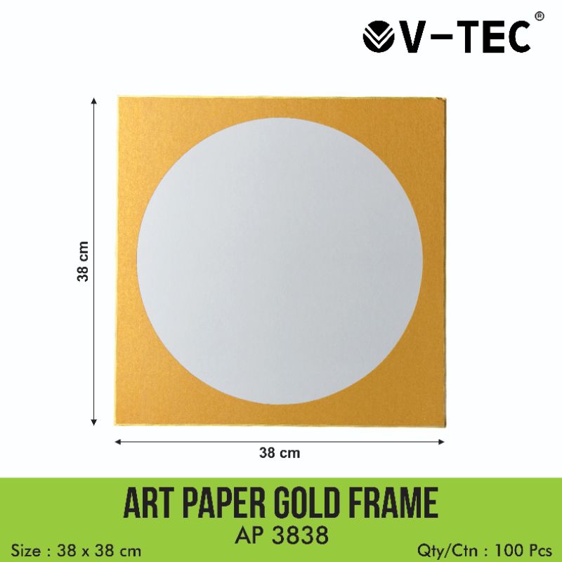 

Art Paper Gold Frame AP 3838