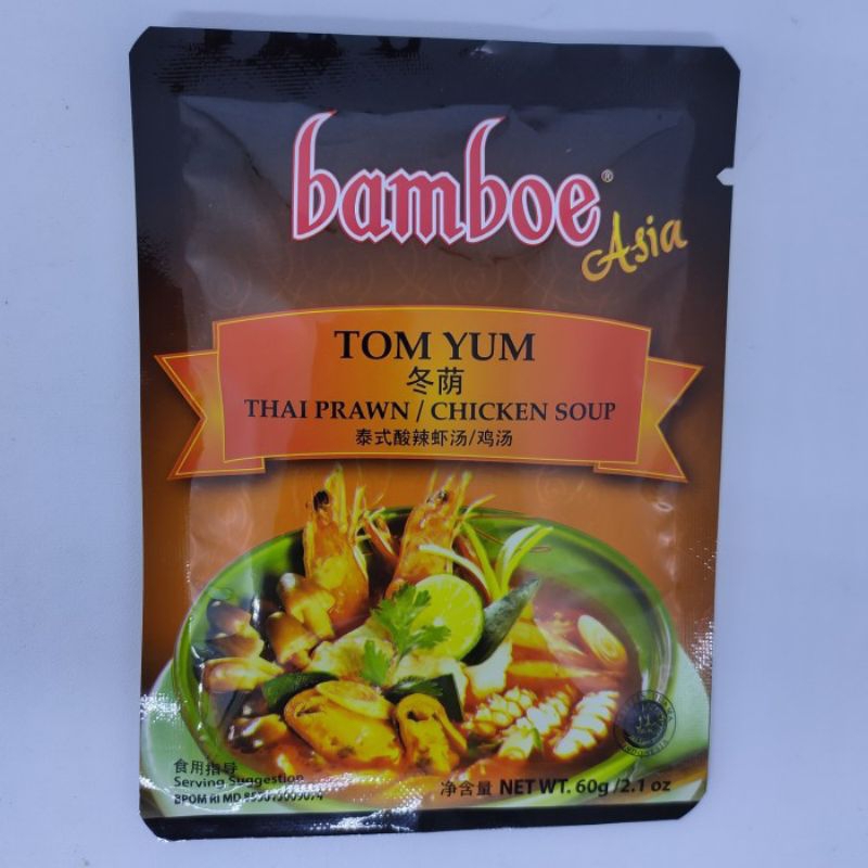 

bumbu tomyum instan halal bamboe 60 gram