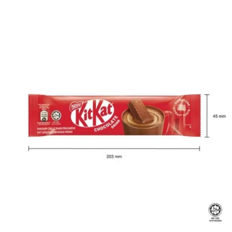 

1 Sacet KitKat Chocolate Drink / Nestle Kit Kit Hot Chocolate Drink Malaysia