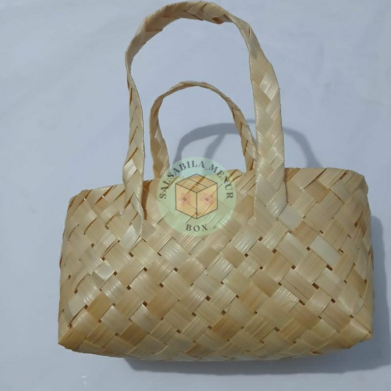 

Tas hampers anyaman bamboe | tas mini | tas snack | kerajinan bambu