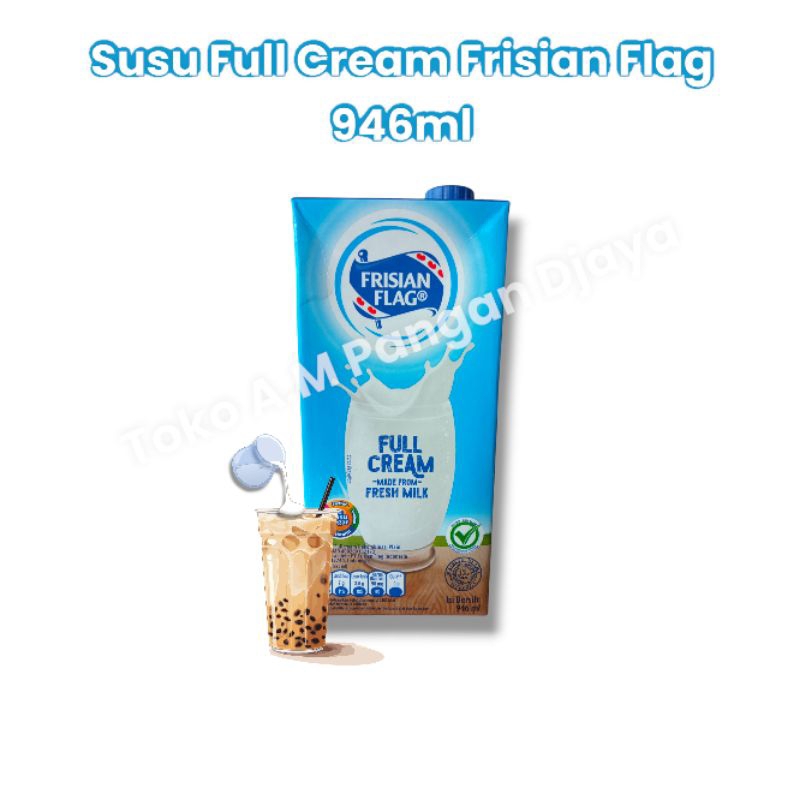

Susu Uht Full Cream Frisian Flag 946ml