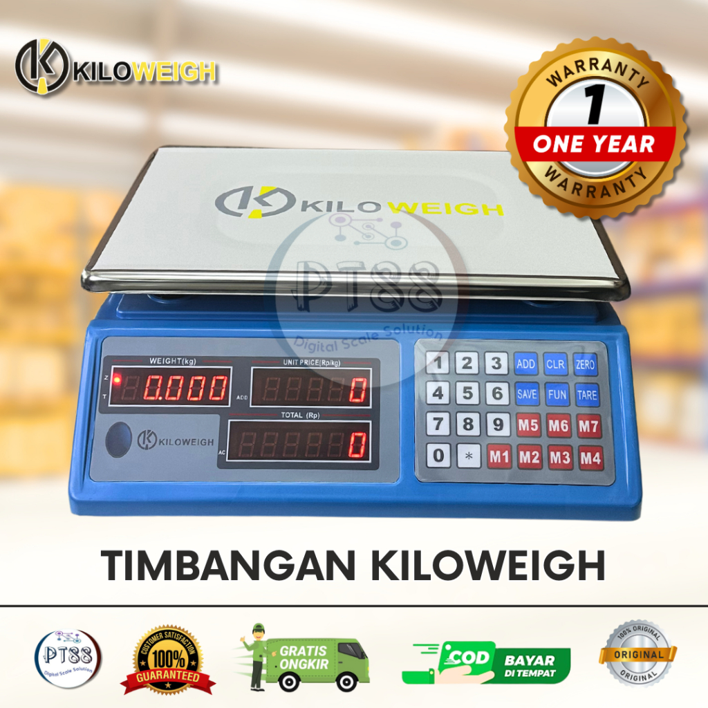 Timbangan Buah 40kg/Timbangan Digital 40kg/Timbangan Laundry 40kg KILOWEIGH