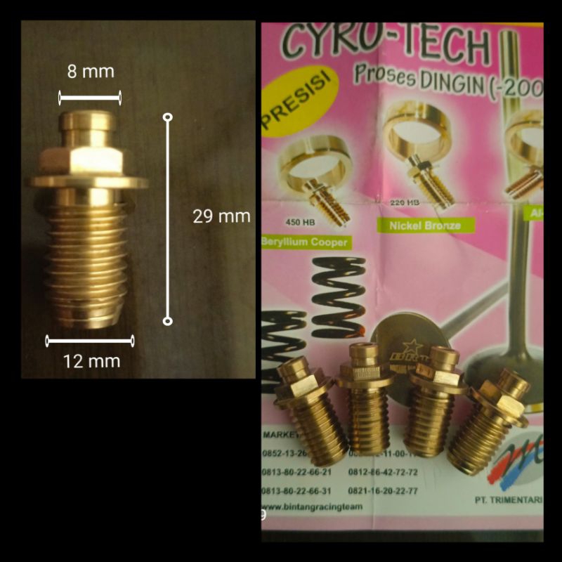 Bosh klep albronze brt 4,5mm