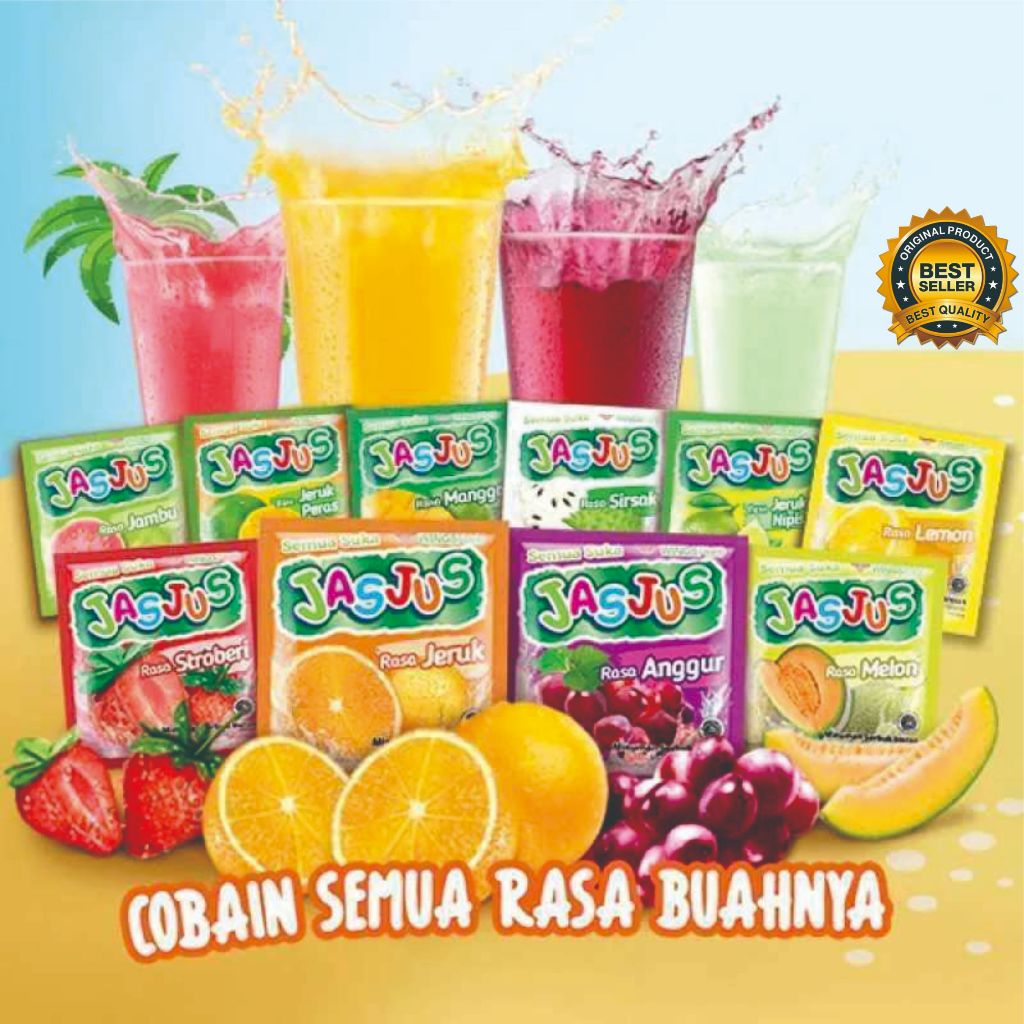 

Jasjus Jas Jus Minuman Serbuk Rasa Buah 10 Sachet