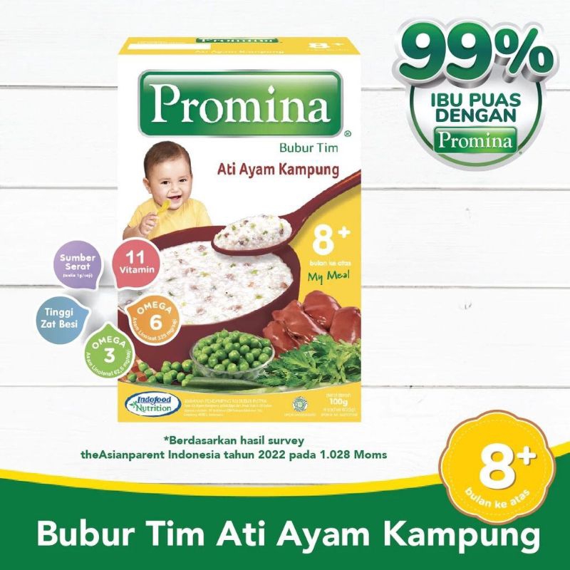 

PROMINA BUBUR TIM 8+ ATI AYAM KAMPUNG