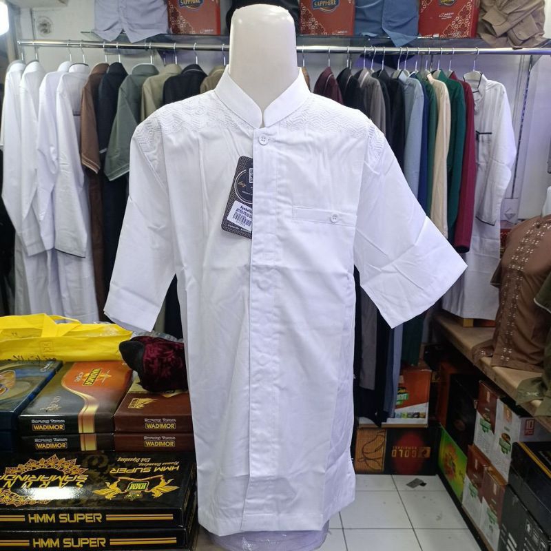 KOKO LENGAN PENDEK ANAK/TANGGUNG PUTIH BERSIH