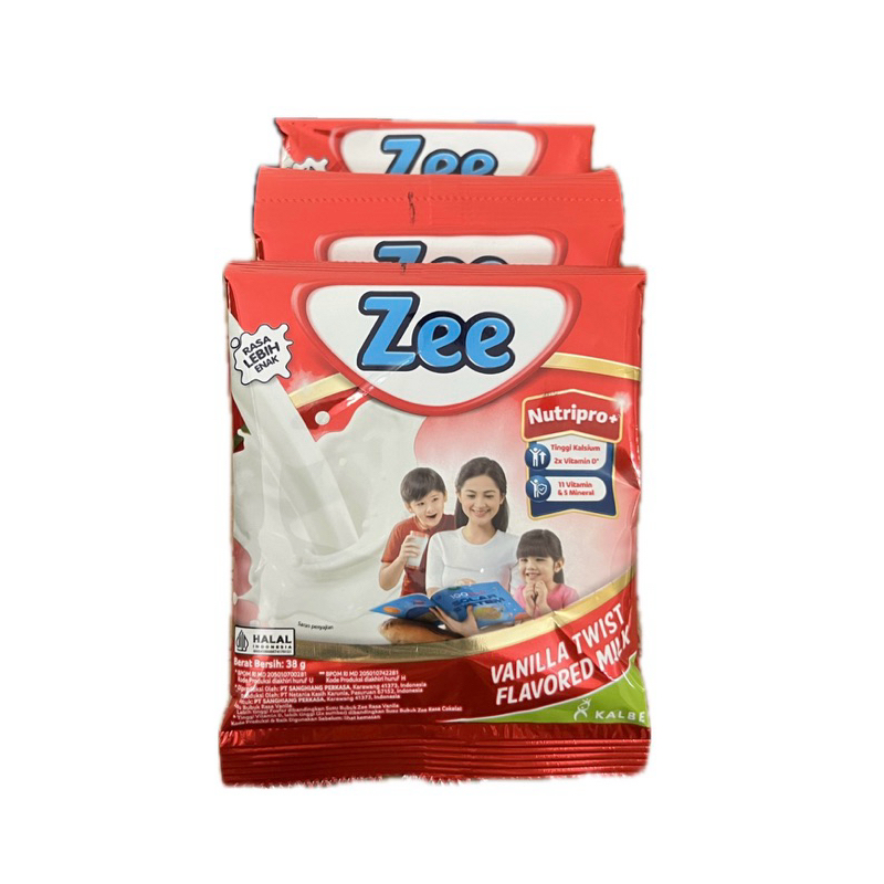 

Susu Zee Nutripro Vanilla Twist Renceng (10 sachet)