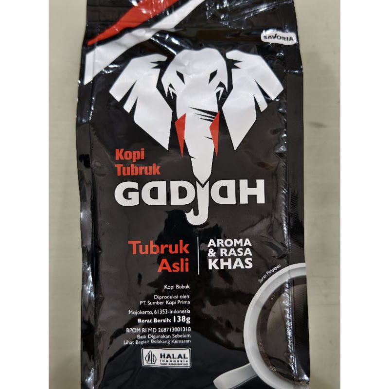 

KOPI GADJAH 138Gr KOPI TUBRUK ASLI