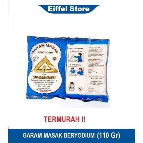 

HOT PROMO ! Garam Masak, Garam Dapur, Garam Beryodium 100 gram (Garam Masak Termurah) Eiffel store