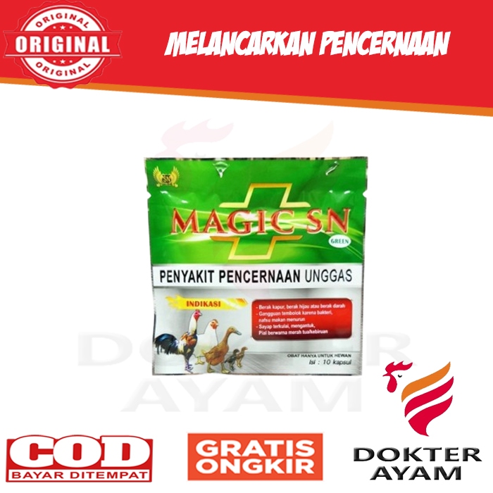 Magic SN Hijau Obat Penceraan Ayam