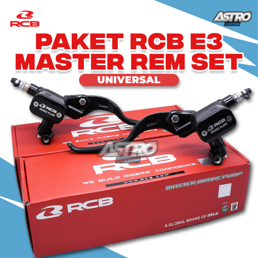 Master Brake Pump RCB Kanan Kiri Vario PCX 150 ADV Stylo ABS 160 Master Rem E3 14MM Universal Racing