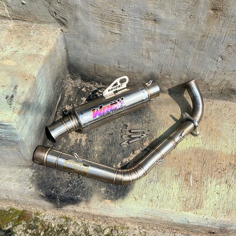 Knalpot WRC Racing Exhaust Yamaha Artox old type BC series Leheran ceklis Second Original bekas