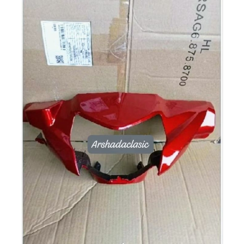 PROMO batok depan Vega ZR warna merah warna mengkilap termurah&terpecaya.