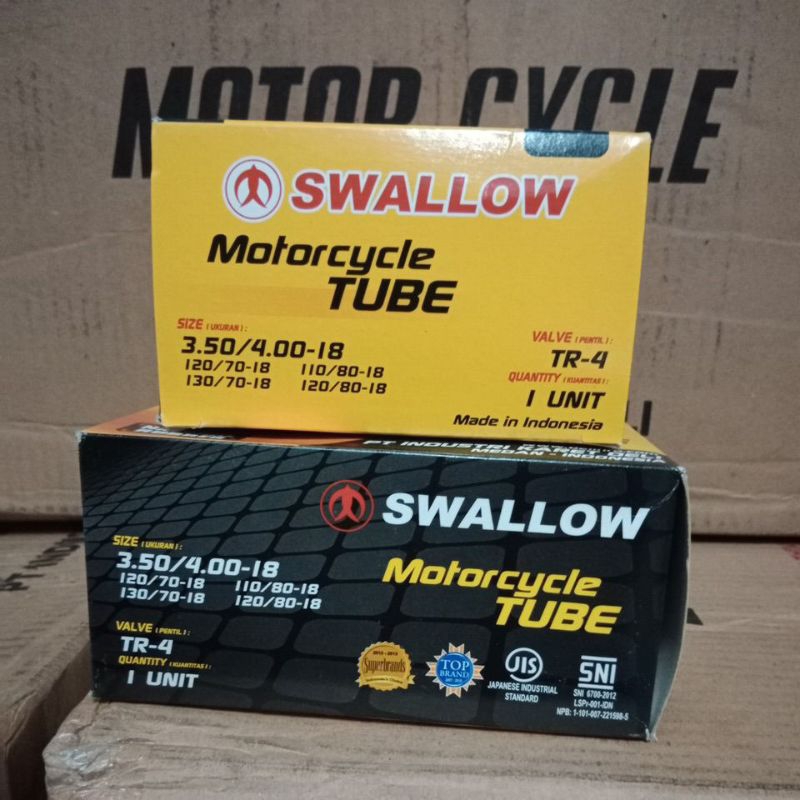 BAN DALAM SWALLOW 350/400-18 BAN DALAM BELAKANG KLX 150 CRF 150 WR 155