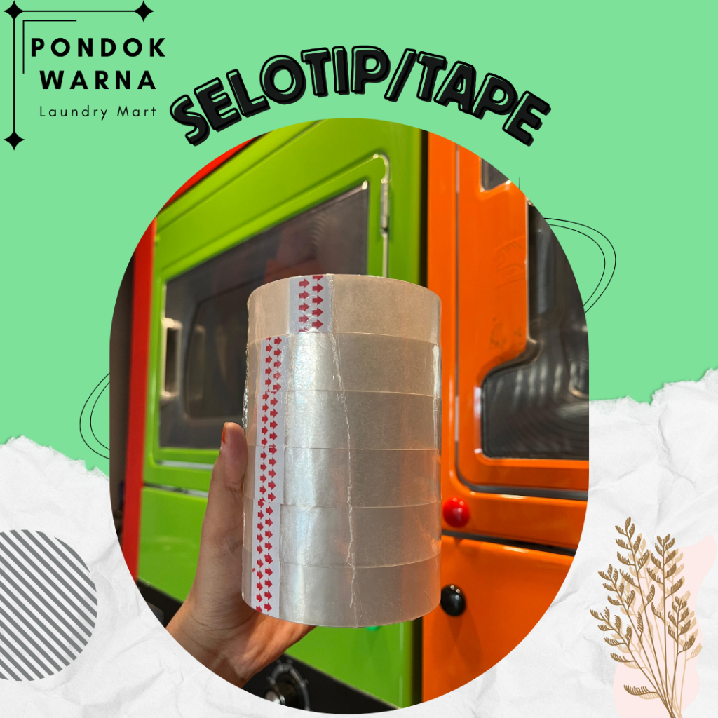 

Paket selotip / tape / isolasi 1 pcs