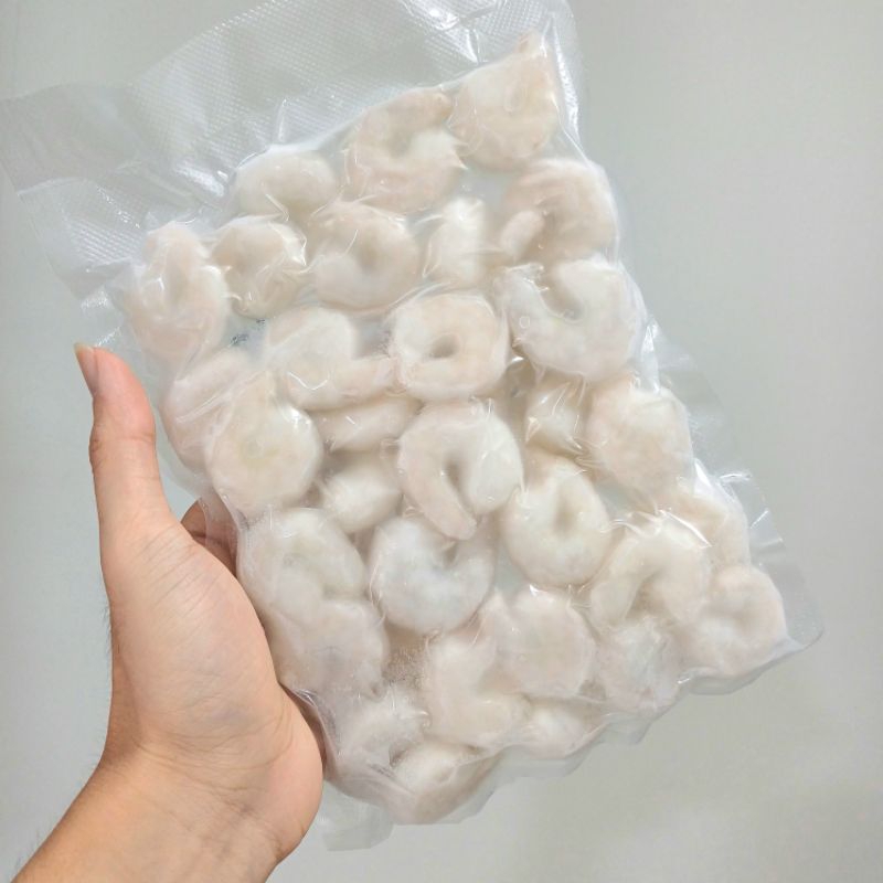 

RB Udang Kupas Mentah Bersih 1 Kg tanpa kulit dan kepala IQF Segar