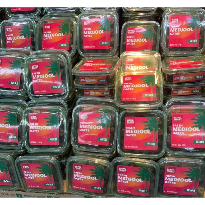 

kurma natural delights fresh medjool dates whole 340gr