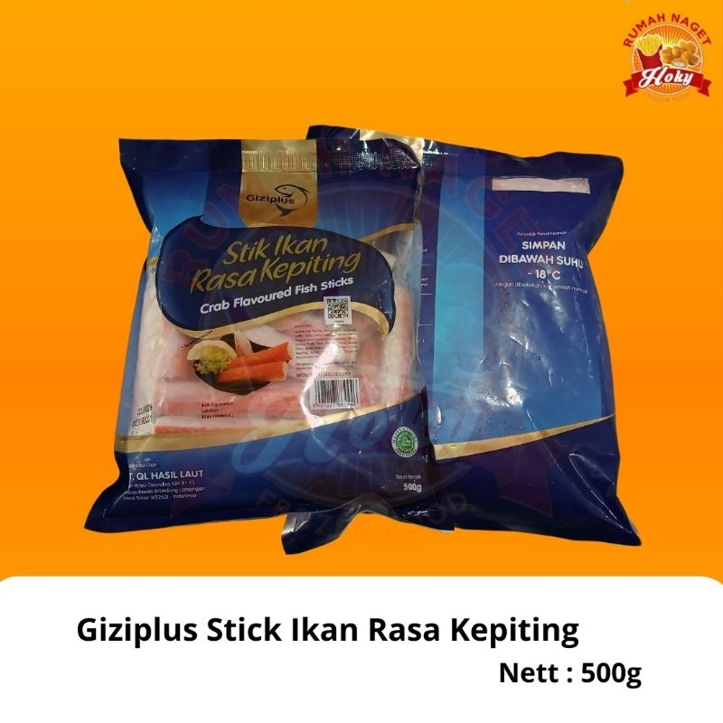 

Giziplus Stik Ikan Rasa Kepiting 500g