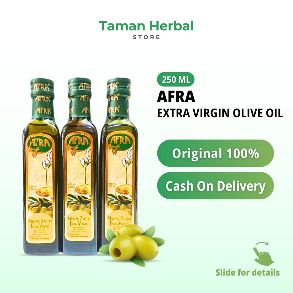 

Afra Minyak Zaitun Extra Virgin Olive Oil Premium (250 ml)