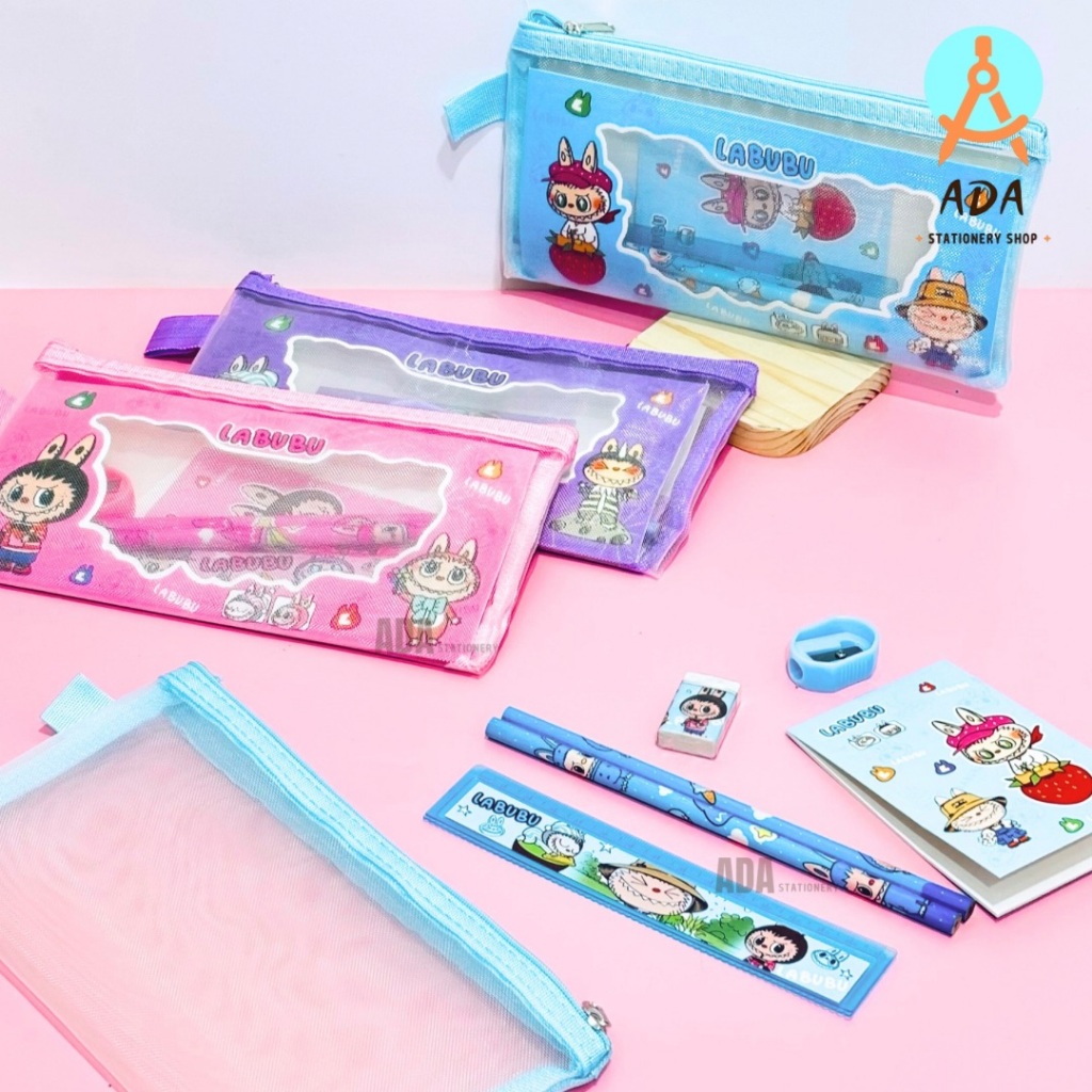 

STUDY SET 6in1 LABUBU 8017/POUCH SET/PENSIL SET