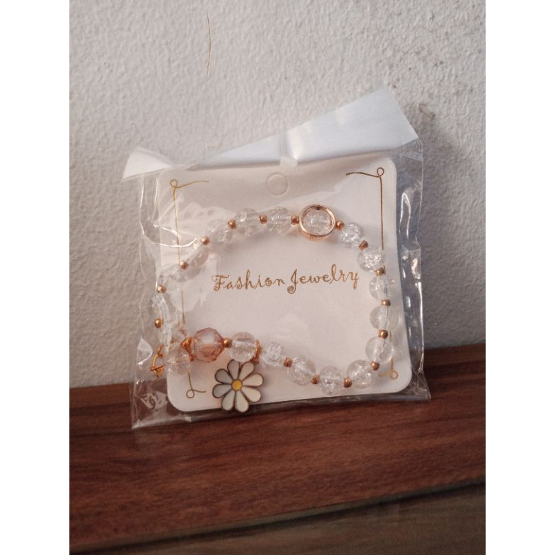 [NEW] Gelang Karet Mutiara Fashion Jewelry