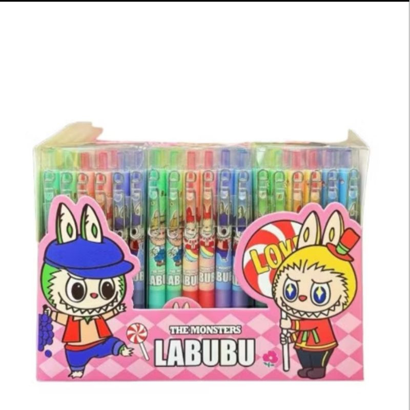 

Pulpen cetek gel labubu Sanrio gel pen lucu labubu bolpoin labubu Sanrio