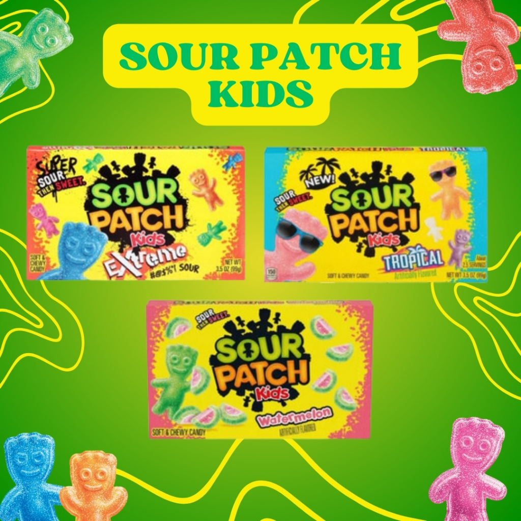 

Sour Patch Kids 99g Permen Asam Rasa Buah 1 Pouch