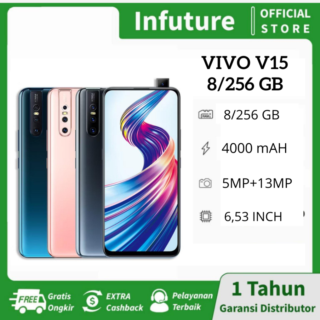 Handphone Smartphone Android Vivo V15 Ram 8/256 GB