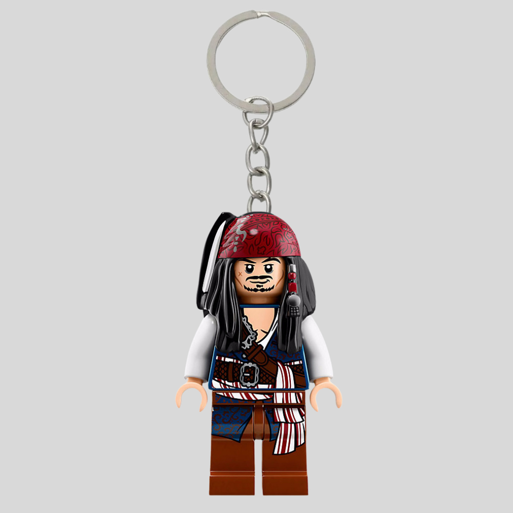 Jack Sparrow LEGO Keychain | Gantungan Kunci LEGO Jack Sparrow | Pirates of Carribean Series