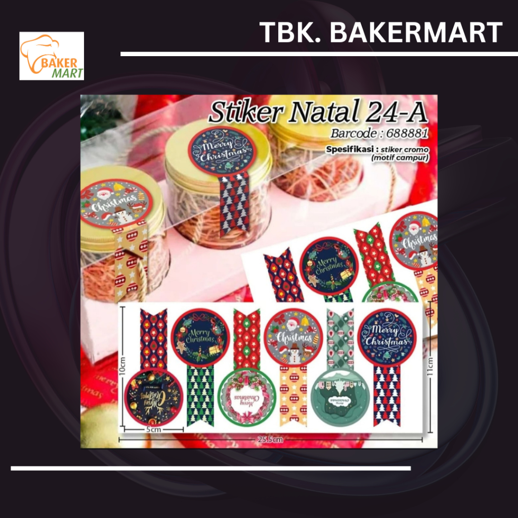 

Sticker Natal 24 A /10lbr