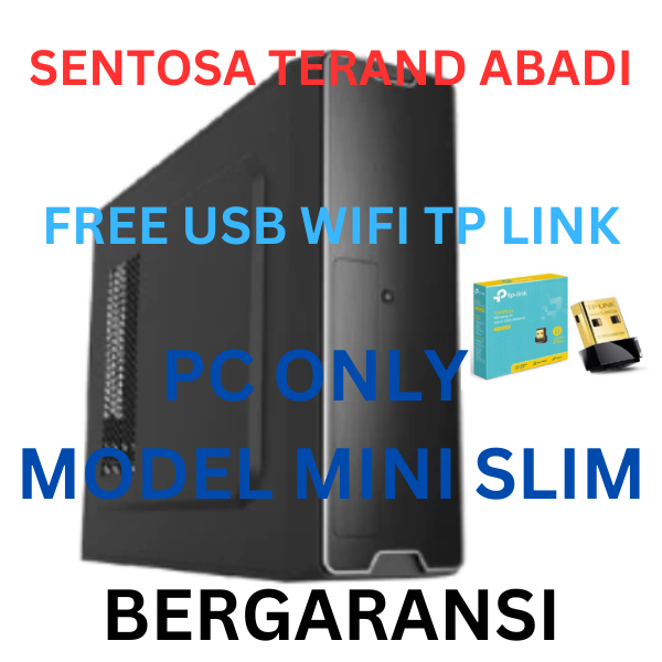 Pc rakitan intel core i5 | Mini Slim Komputer komputer Cpu Only