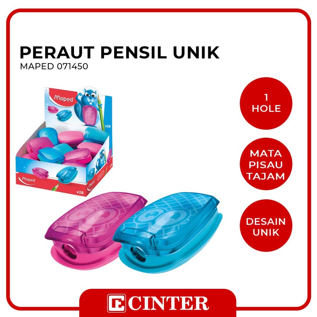 

MAPED - PERUNCING / RAUTAN / SERUTAN / SHARPENER PULSE 1 HOLE 071450
