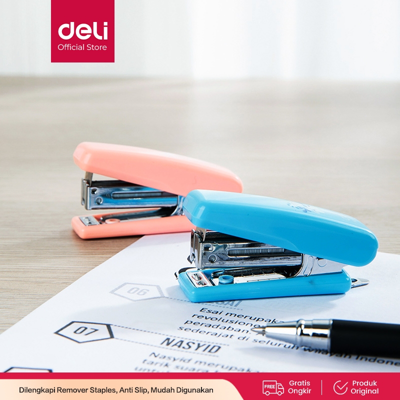 

Deli Stapler Sekolah 10sheets dengan jepretan halus E0222