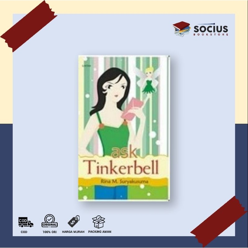 BUKU NOVEL [ ORIGINAL ] ASK TINKERBELL - RINA SURYAKUSUMA - LINTAS - SOCIUS BOOKSTORE