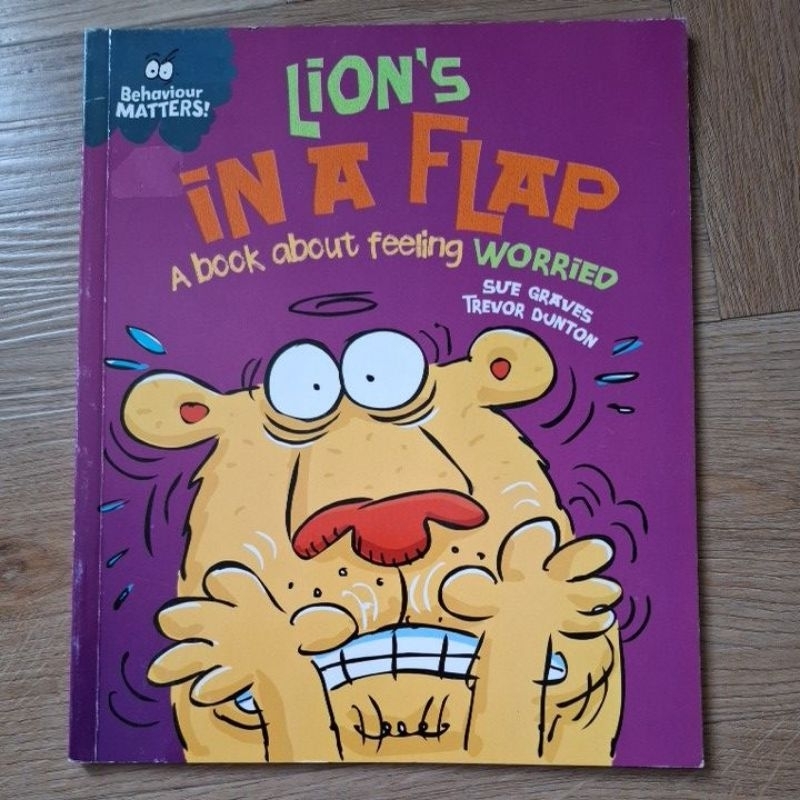 Preloved Lion's In A Flap A Book About Feeling Worried