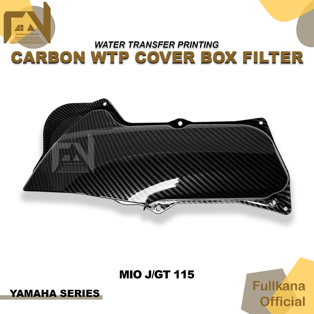 TUTUP COVER BOX FILTER CARBON MIO J MIO GT FINO 115 X RIDE 115 CARBON