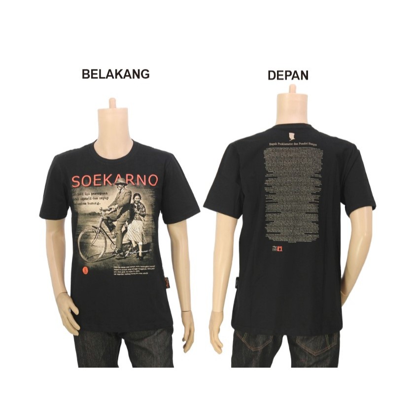 Kaos Blitar Kaos Pendiri Bangsa Kaos Soekarno Kaos Bung Karno Naik Sepeda Onthel Indonesia