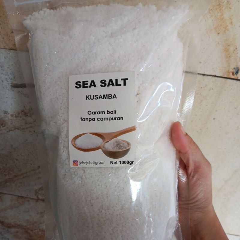 

Pure Seasalt Organic Bali/Garam laut bali/unrefined/garam murni