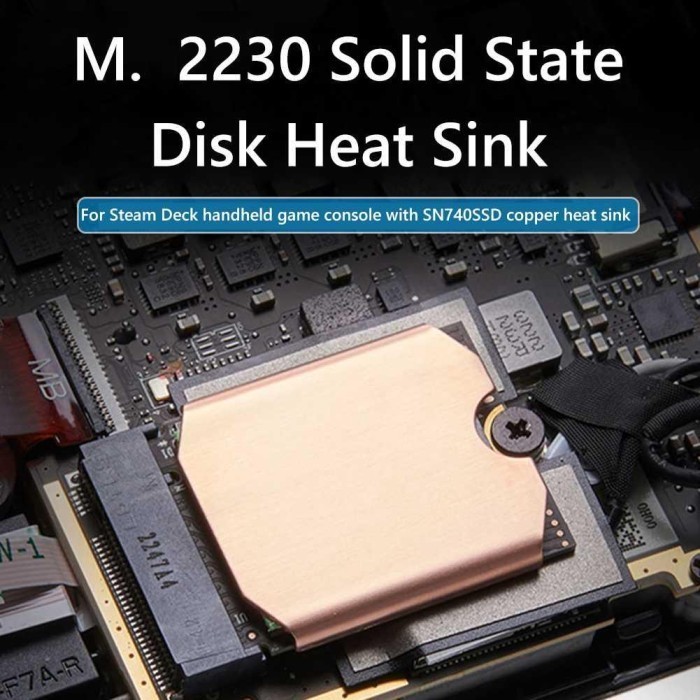Heatsink SSD M.2 2230 NVMe Console Game Copper Cooler - TN30
