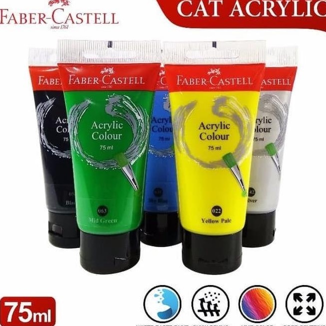

KODE M94W Cat Acrylic FaberCastell 75 ml