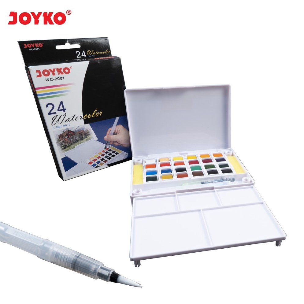 

KODE G25E Waterlor Cat Air Joyko WC21 24 Colors Warna